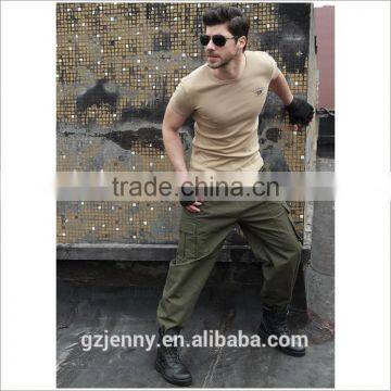 2016 New Model Custom Plain Army Combat t Shirt Military Clothing for Men photo-4