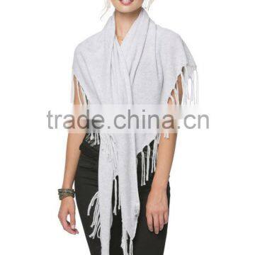 Breathable Plain Pashmina Ladies Wrap Shawl photo-2