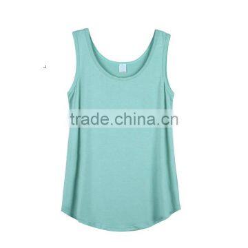 100% Cotton Womens Loose Fit Tank Top Relaxed Basic Sleeveless Shirt photo-3