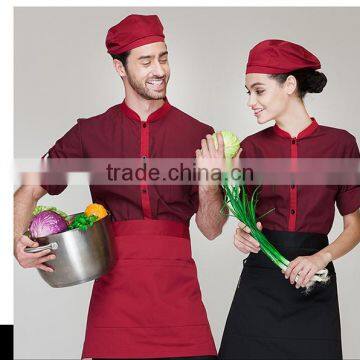 Juqian 2016 Custom Cheap Unisex Hotel and Restaurant Uniform for Waiters and Waitress Uniform photo-3