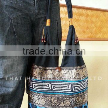 New Thai Silk Embroidered Handbag Tote Bag