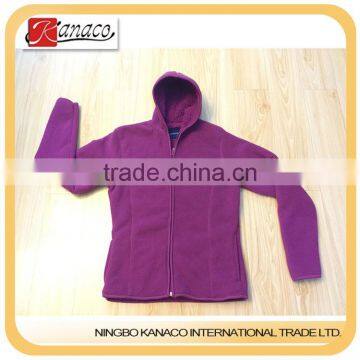 Lady zip top with a hat