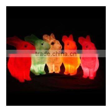 3D rabbit night light baby night light room decoration light