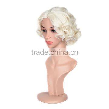 Large Stocks! White Short Hair Wig, Short White Cosplay Wig, Fashion Spiky Hair Wigs photo-6