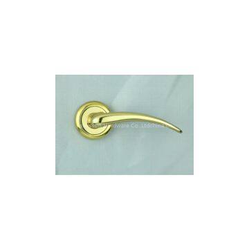 DA101-11 Brass Classy Lever Rose Door Handle