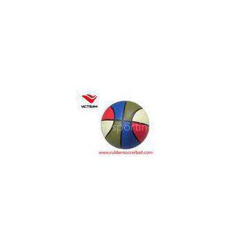 Colored Laminated  PVC Basketball With rubber / butyl Bladder