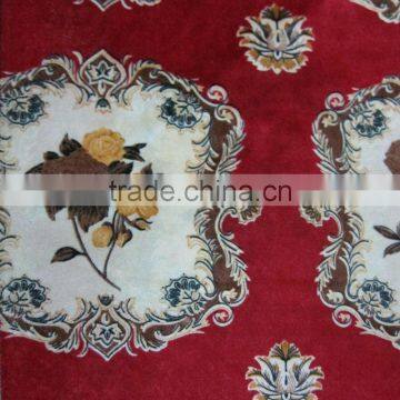 Printed Polyester Velvet Fabric/Furnishing Fabric/Garment Fabric
