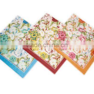 cotton promotional lady print handkerchief