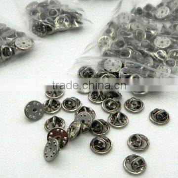 ReFaXi 20 Pcs Silver Comfort Fit Butterfly Clutch Metal Pin Backs Replacement