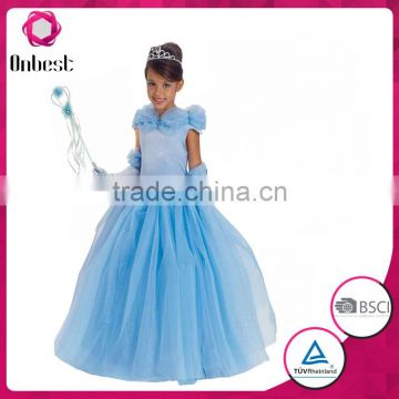 2016 new girls princess dress and baby forzen dress