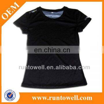 100 polyester womens running shirts / inspirational running shirts / polyester running shirt