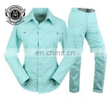 Rain rain fishing clothing set 100% polyester and pants
