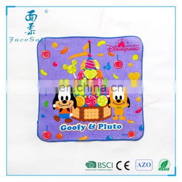 Good Quality Custom Compress Towel cartoon printed contton terry towels