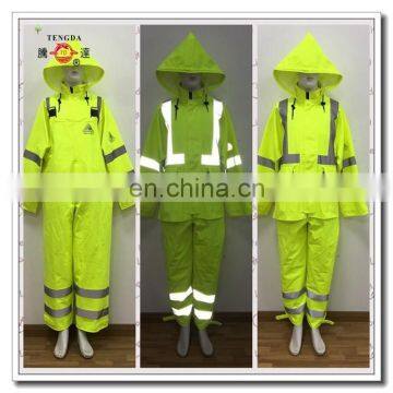 flame retardant rain wear