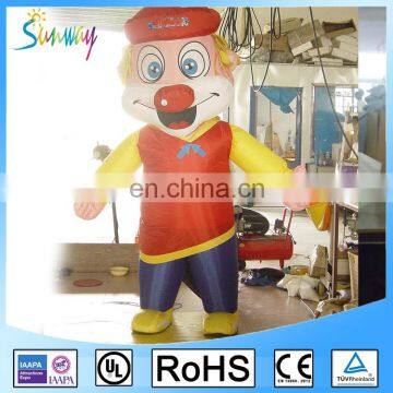 2017 inflatable custom shape balloon/customized inflatable jester/2.5m inflatable clown