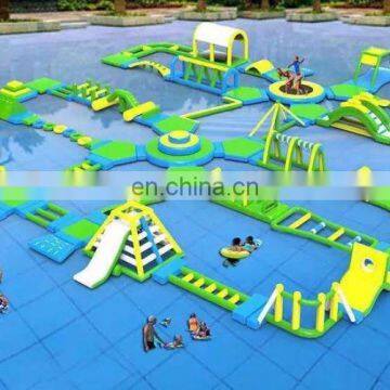 2017 new design giant inflatable water park, inflatable aqua playground, island for kids and adults