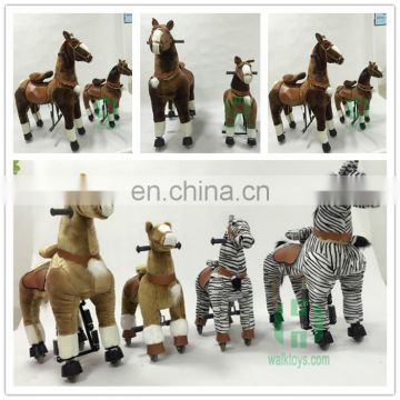 HI CE ride on animal for kids in hot sale,walking pony toy for fun in mall