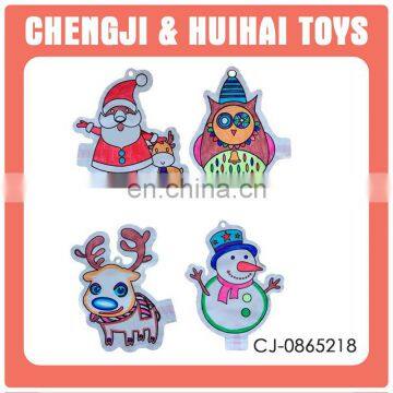 DIY hand drawing christmas figure shaped custom balloon