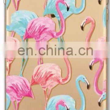 Soft Gel Clear Phone Case Printed Flamingo Phone Case Cover photo-2