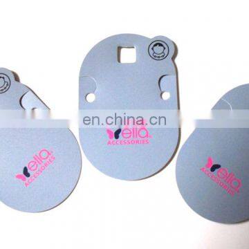 Grey PVC bracelet card