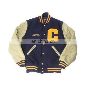 Wholesale Custom wool Letterman jacket , Varsity jackets wool body , baseball jackets for men and women