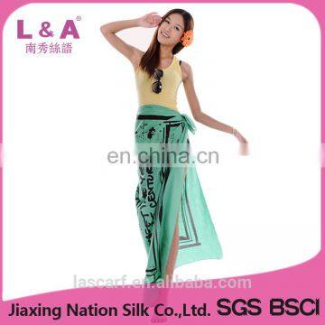 Customized Printed Cotton Beach Sarong