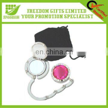 Promotional Custom Logo Branded Zinc Alloy Bag Hanger