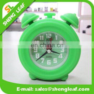 Small Alarm Clock Silicone Alarm Clock Snooze Mute Electronic Clock photo-5