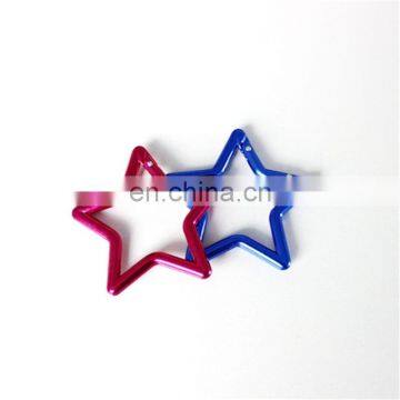 Promotional Colorful Fashion High Quality Five-pointed Star Shaped Aluminum Climbing Carabiner photo-3