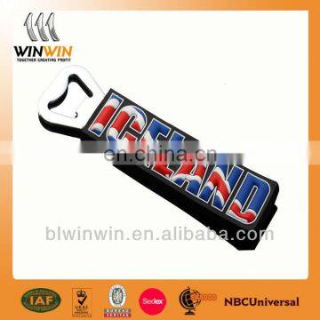 good quality carton soft pvc custome made bottle opener