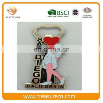 Fashionable Customized Enamel Design Beer Metal Bottle Opener