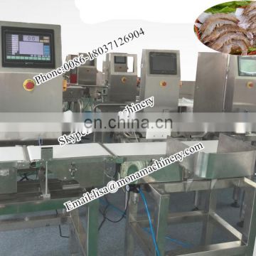 Checkweigher Type Frozen Fish automatic weight sorting machine with 3-12 gates, levels