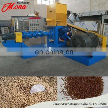 Small large self-cooking multi-function dog food machine corn aquaculture floating water pellet fish feed puffing machine