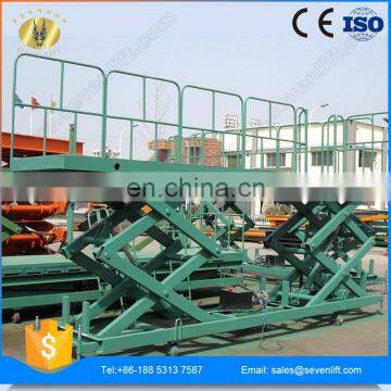 7LSJG Shandong SevenLift Retail Warehouse Use Manual Low Noise Scissor Work Elevator photo-5