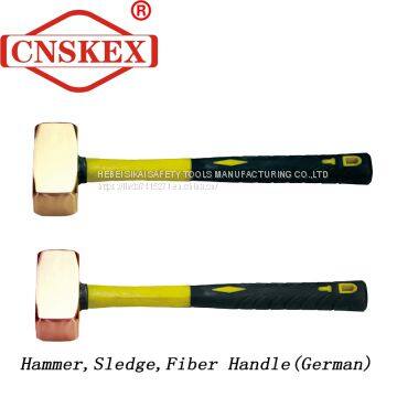 Non sparking tools Hammer Sledge Fiber Handle(German)