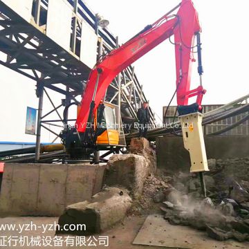 Stationary Type Pedestal Rock Breaker Boom System