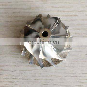 RHF5V 39.98/56.00mm 7+7 blades high performance turbo Billet/milling/aluminum 2618 compressor wheel for VB13