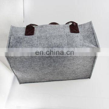 Nursery Storage Bin and Car Organizer for Diapers With Leather Handle photo-6