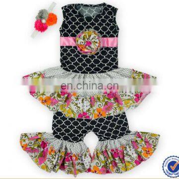 Baby clothes manufacturers USA Children's boutique clothing Kids flowers dress sets