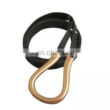 TWOTWINSTYLE Women's PU Leather Belts Hit Color Adjustable Novelty Double Fashion Casual photo-4