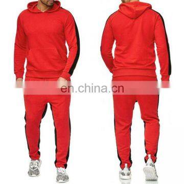 New Autumn and Winter Men's Mosaic Sports Casual Set Street Trend Fitness Sportswear Hoodie Suit photo-3