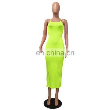 LAITE D2008 Best Sellers Comfortable Women Casual Sleeveless Summer Dresses Ladies Sexy Backless Dress photo-5