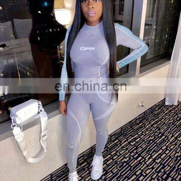 2020 New Arrivals Women Fashion Digital Printed Sportswear Suit Ladies Two Piece Clothing Set 2 Pieces Set Women Clothing photo-6