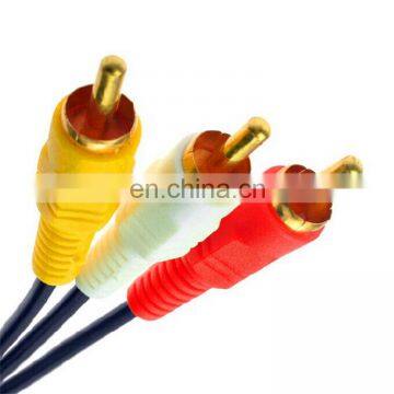 Gold Plated 1.5m Flat Rca av Cable 10 Pin Mini Din to Rca Cable photo-6