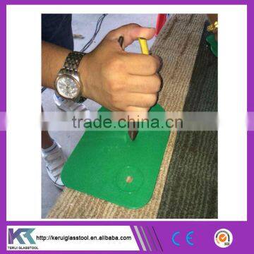 glass tool green protective hand pad for glass handling (V116)