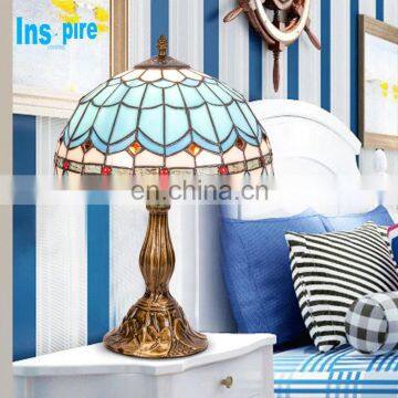 Промышленная лампа в стиле Тиссани с цветочным узором. Стеклянные настольные лампы Тиссани для украшения дома photo-3