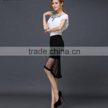 Hot Sell Cultivate One's Morality Step Skirt Long Maxi Skirt