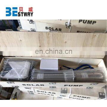High Efficiency High Head Submersible 135 Meter Deep Well Solar Water Pump System photo-6