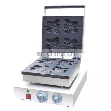 Waffle iron commercial waffle making machine butterfly shaped waffle maker