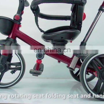 2020 Wholesale popular 3 wheel baby tricycle baby (tricycle 4 in 1)/ kids tricycle with rotating seat /baby tricycle